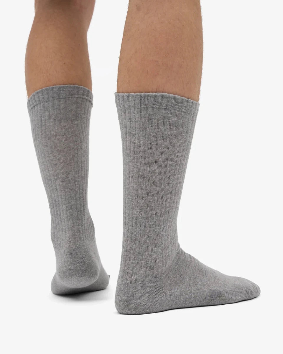 ORGANIC ACTIVE SOCKS HEATHER GREY | COLORFUL STANDARD