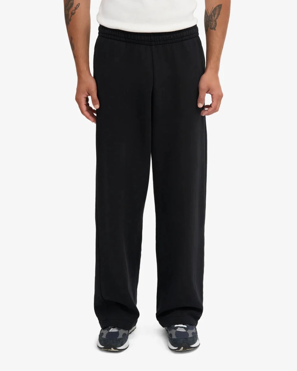 ORGANIC STRAIGHT LEG SWEATPANT BLACK | COLORFUL STANDARD