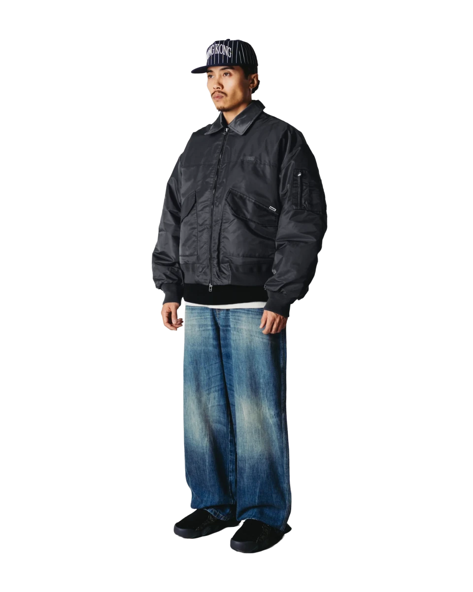 OSAMU BOMBER JACKET ANTRA GREY | WOODBIRD