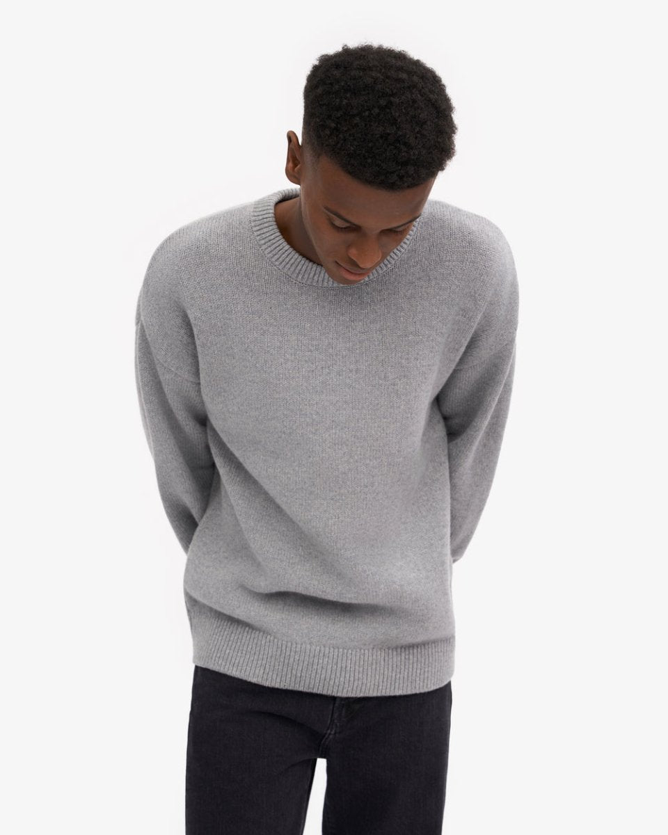 OVERSIZE MERINO HEATHER GREY | COLORFUL STANDARD