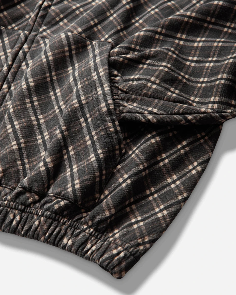 PLAID MASKED HOODIE | UMBRO