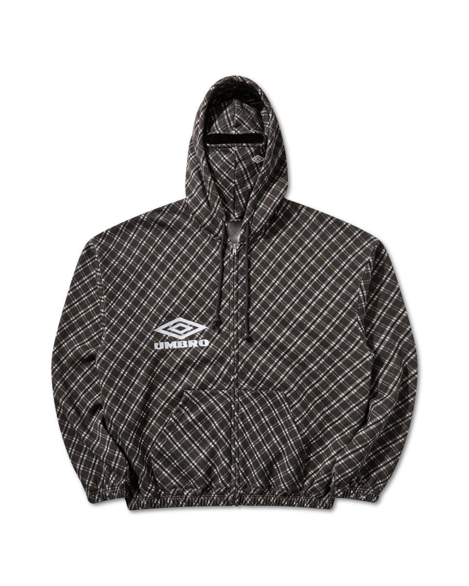 PLAID MASKED HOODIE | UMBRO