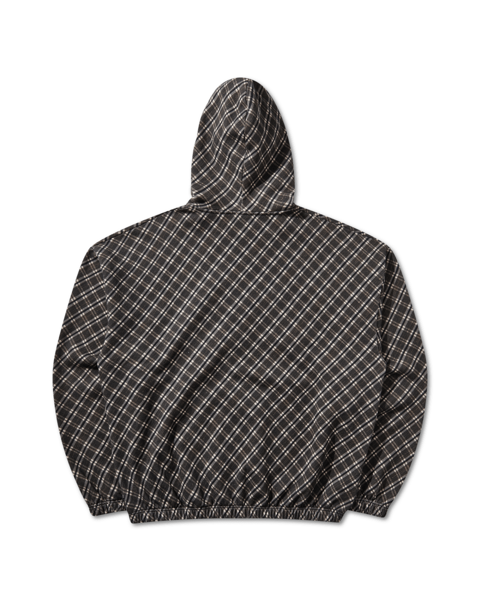 PLAID MASKED HOODIE | UMBRO