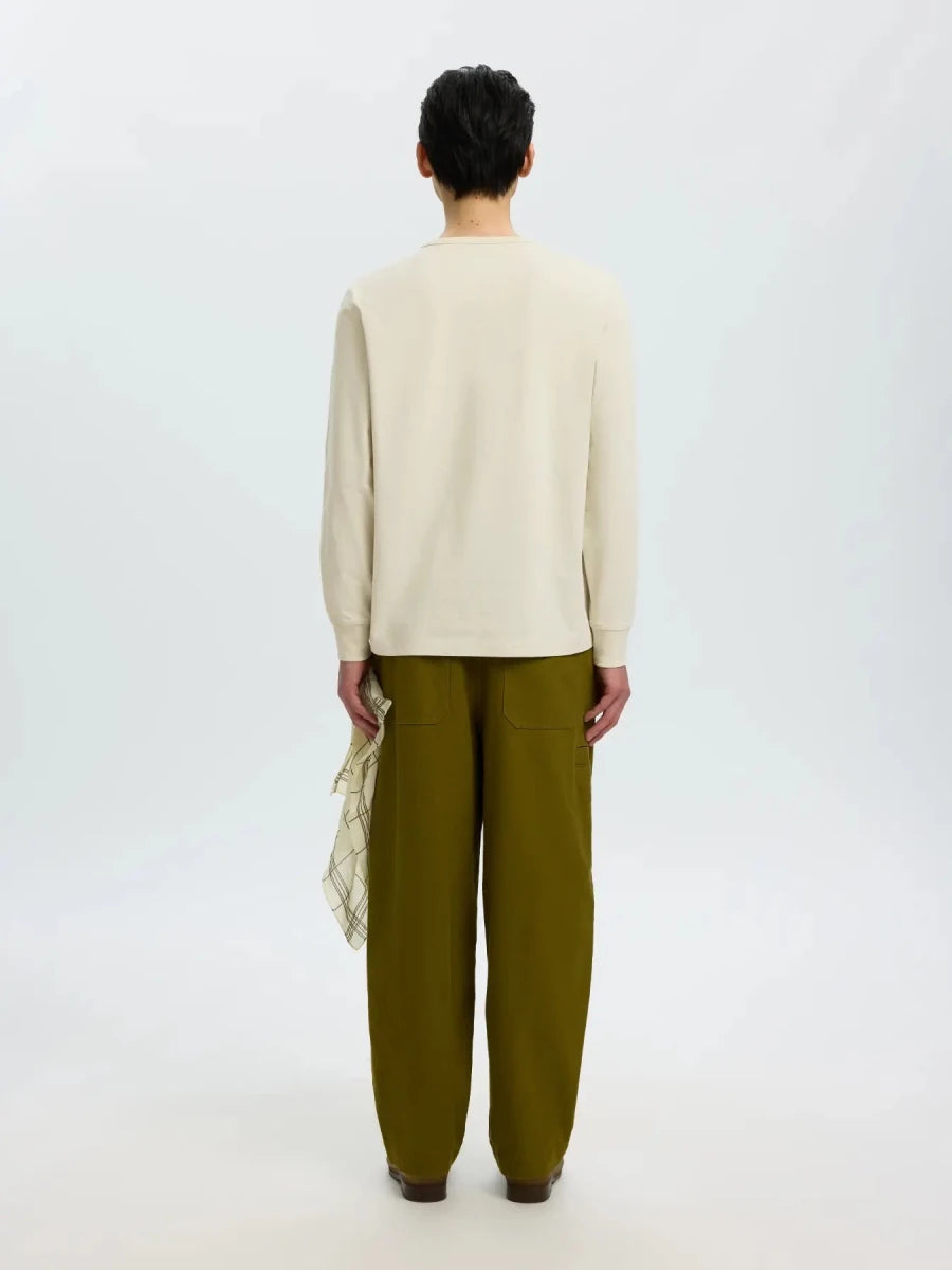 RONAN LS HENLEY SERAFINO T-SHIRT | SELECTED HOMME