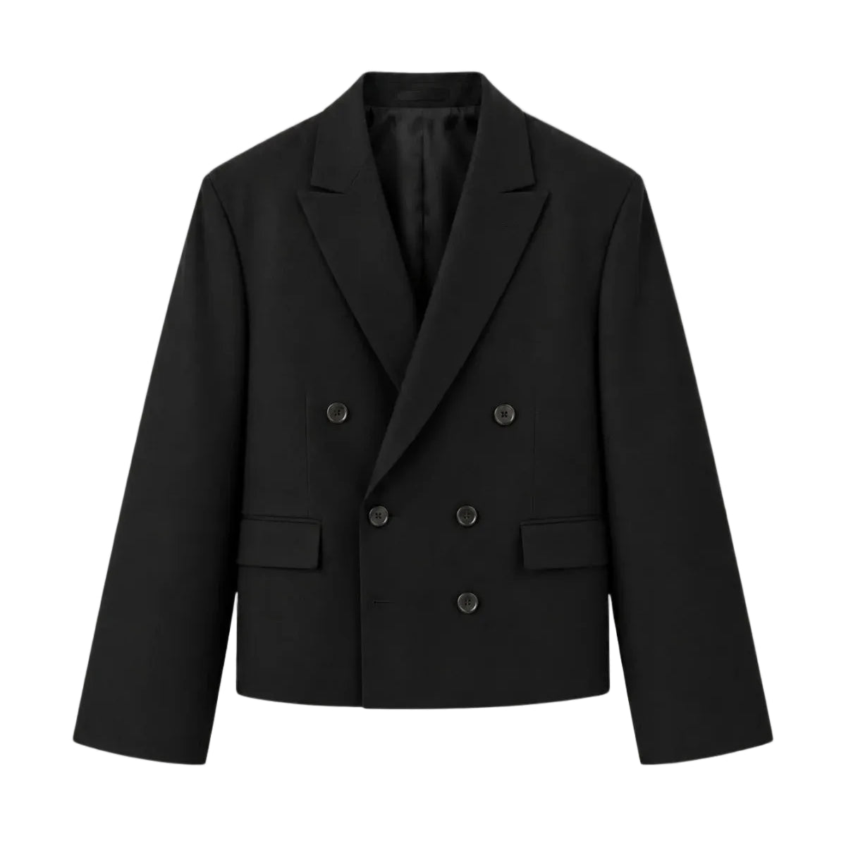 SUIT JACKET CROP BLACK | MOOD ONE