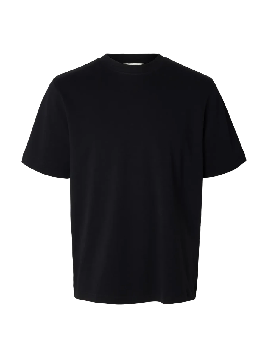 T-SHIRT INTERLOCK O-NECK | SELECTED HOMME