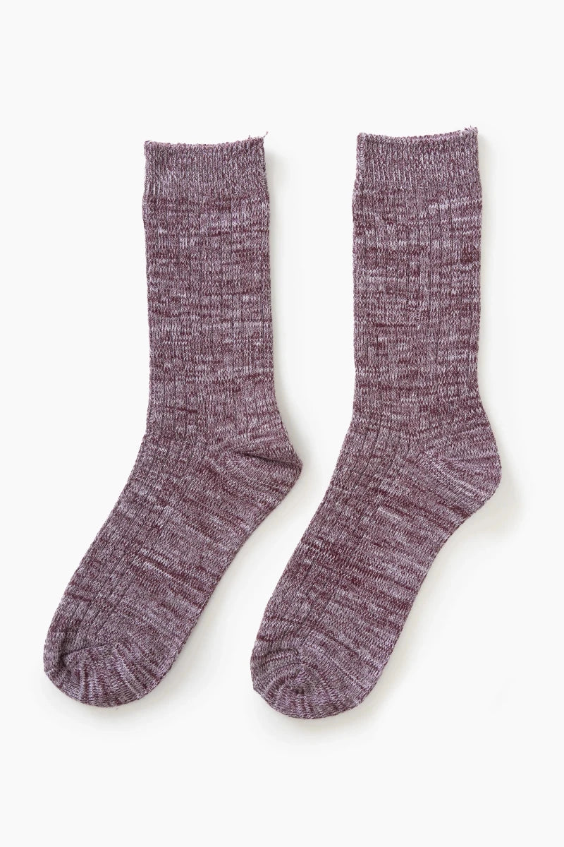 THE GARDENER'S SOCK BURGUNDY | SERVICE WORKS