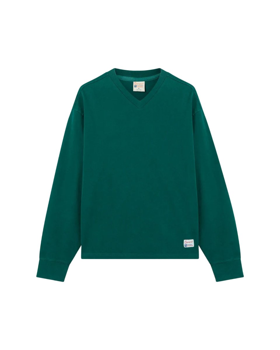TR STIFF V-NECK SWEATSHIRT | CHAMPION PINNACLE