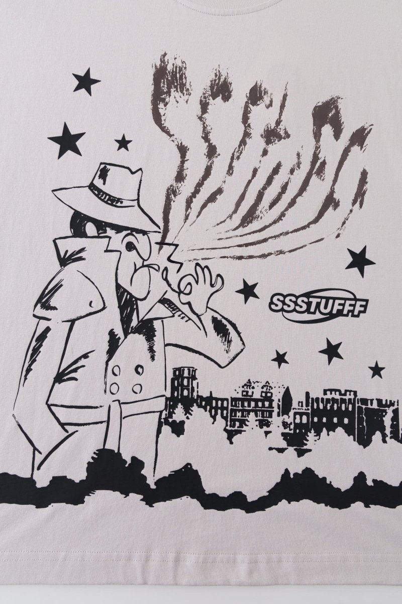 UV SMOKING DETECTIVE T-SHIRT | SSSTUFFF