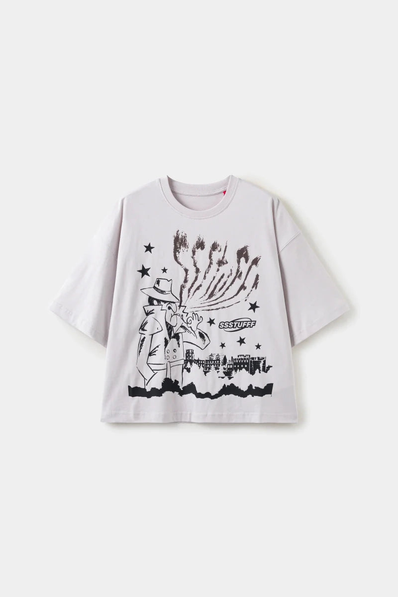 UV SMOKING DETECTIVE T-SHIRT | SSSTUFFF