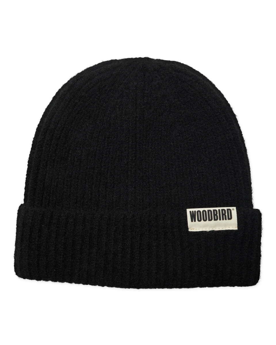YETI PLATED BEANIE BLACK | WOODBIRD