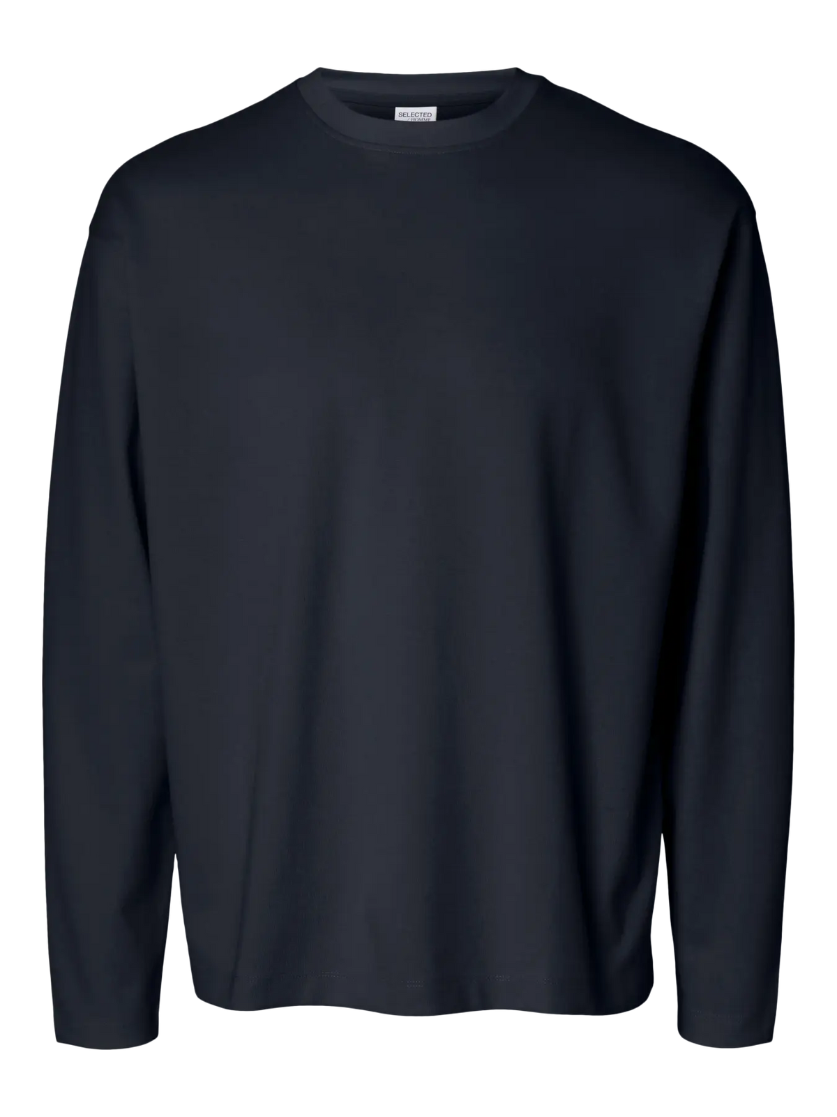 LS O-NECK TEE NAVY